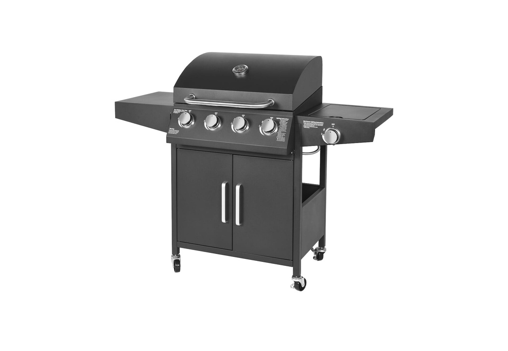 [PFGRILL4SB] Pure Fire 4 Burner + Side Gas Grill Image 