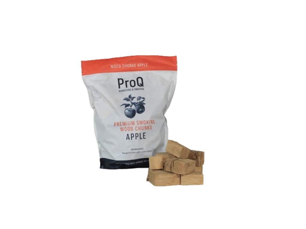 [252445] ProQ Smoking Wood Chunks - Apple - Bag (1kg) Image 