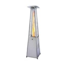 [CZGB-I-SS] PureHeat Pyramid Style Gas Patio Heater In Stainless Steel with wheels Image 