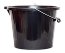 [STB.BK] Red  Gorilla - Standard Buckets - Standard Black 3 Gallon Bucket Image 