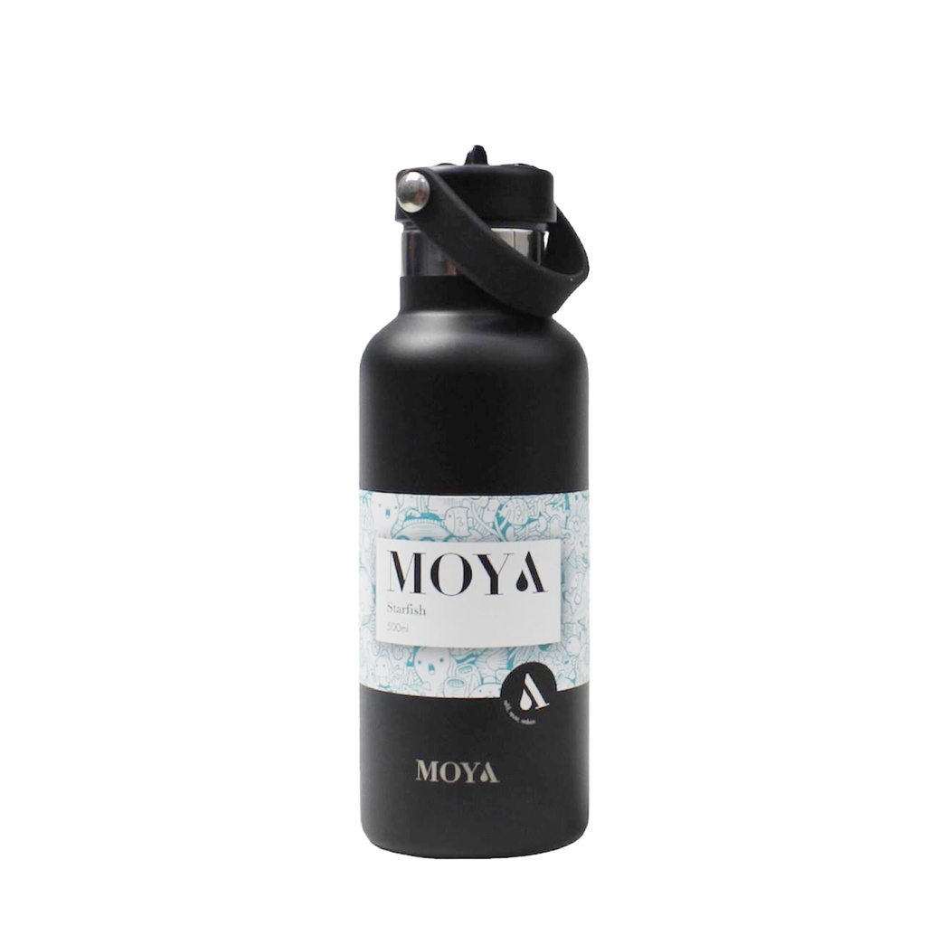 [DB01003A ] Moya "Seashell" 350ml Insulated Sustainable Water Bottle Powder Blue Image 