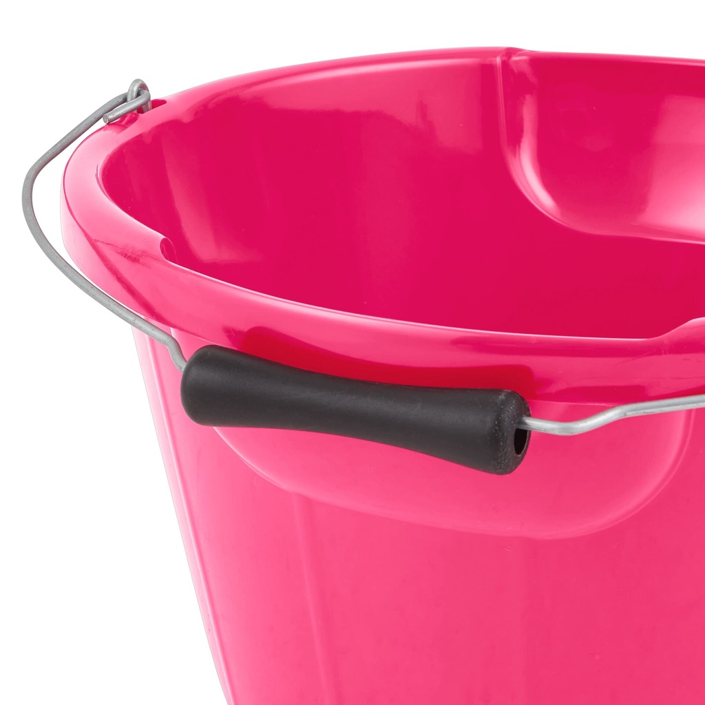 [B4/GP/PK] Red  Gorilla - Gorilla Plas - Gorilla Plas 10L Feed Bucket -Pink Image 