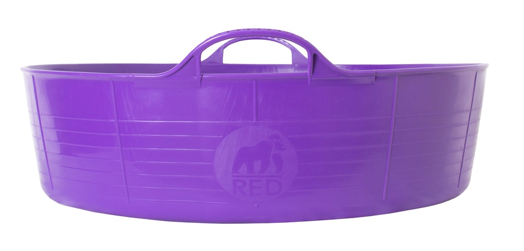 [SP35P.] Red  Gorilla - Gorilla Tubs & Recycled Black Tubs - Large Shallow 35L- Purple Image 