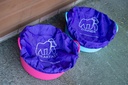 [COV.PAIR.P] Red  Gorilla - Tubcovers - Medium Purple Breakfast/ Dinner Covers Image 