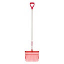 [118M.PC.D/R] Red Gorilla - PC Bedding Fork D-Handle - Red (D Handle) Image 