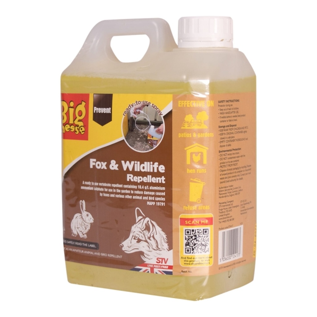 [STV417] STV  Fox & Wildlife Repellent - 2L RTU Sprayer Kit Image 