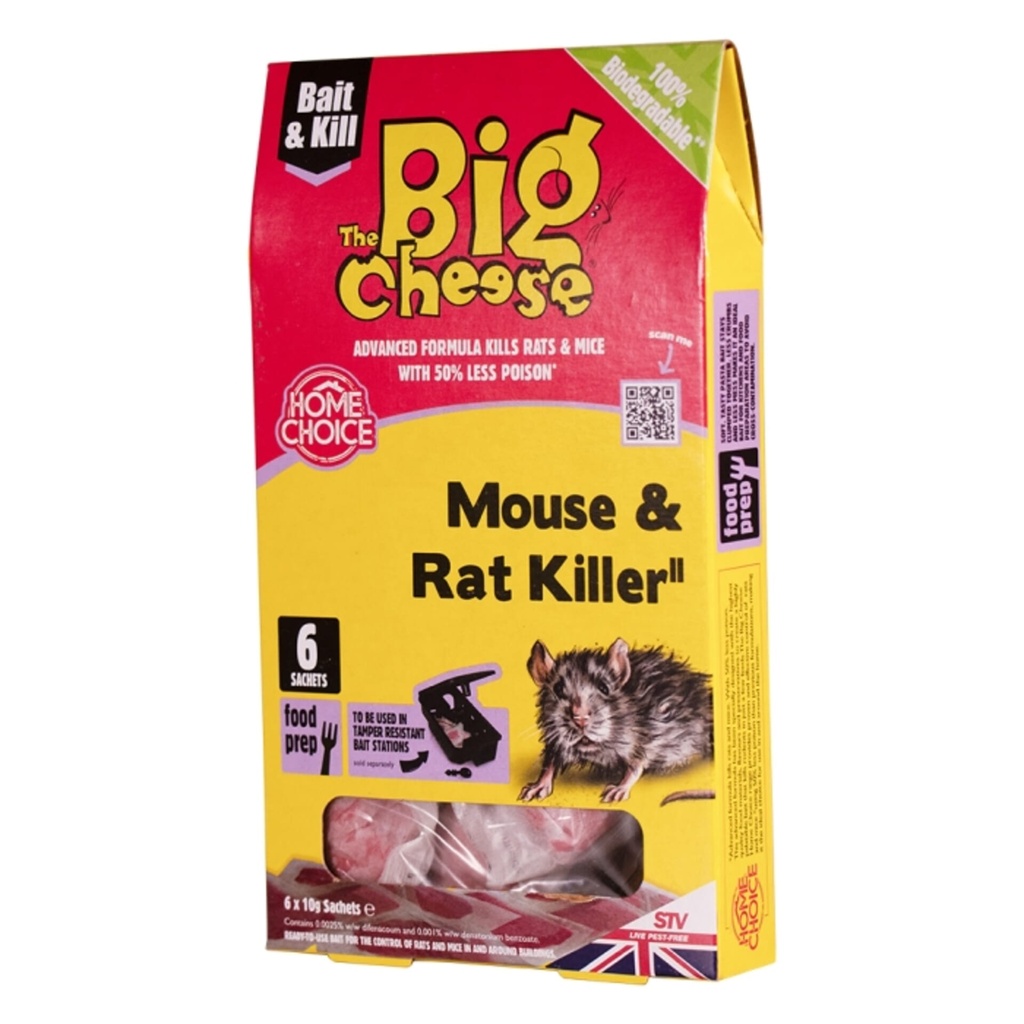 [STV222] STV  Mouse & Rat Killer Pasta Sachet - 10g x 6 Image 