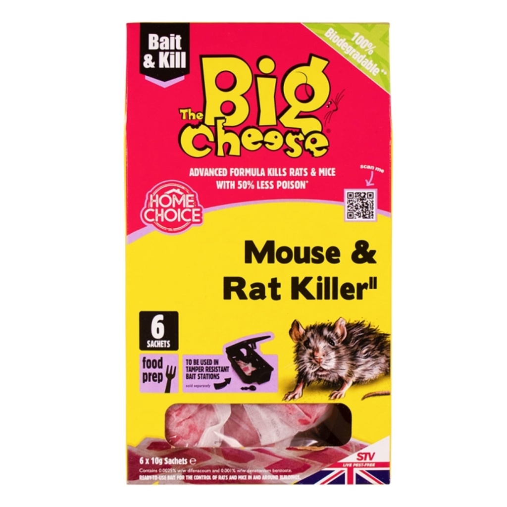 [STV222] STV  Mouse & Rat Killer Pasta Sachet - 10g x 6 Image 