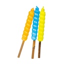 [ZER452] STV Citronella Table Top Flares - Beach Party - 3-Pack Image 