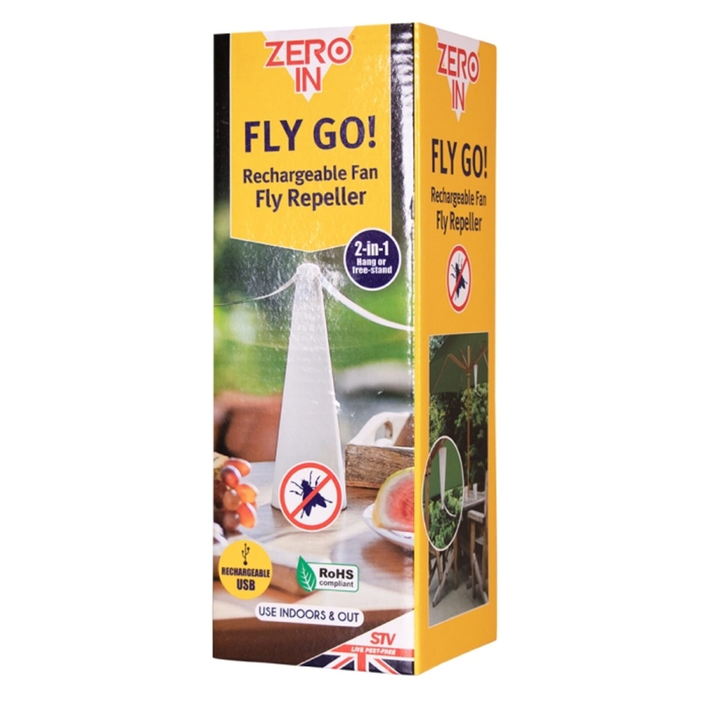 [ZER889] STV Fly Go! USB Rechargeable Fan Repeller Image 