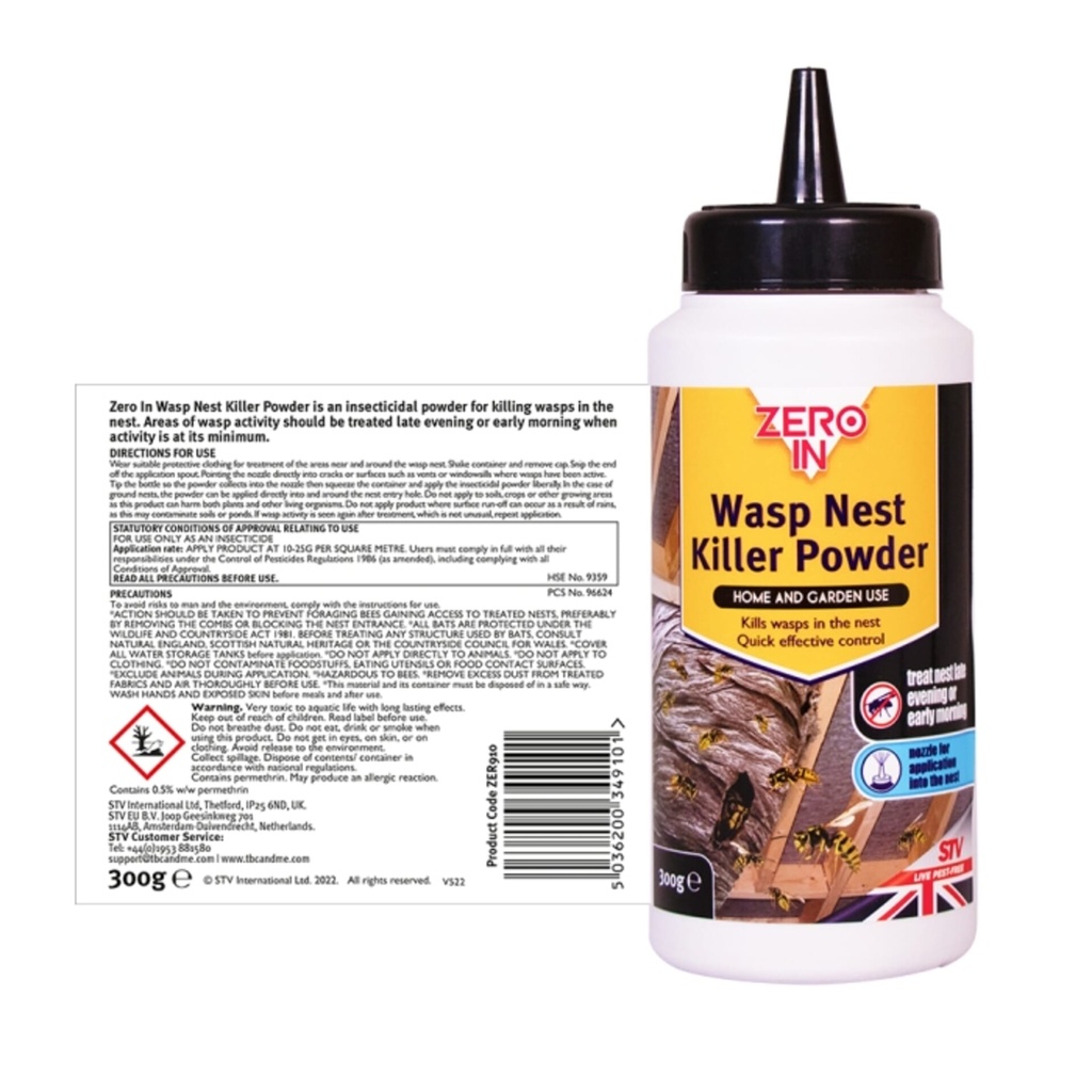 [ZER910] STV Wasp Nest Killer Powder - 300g Image 