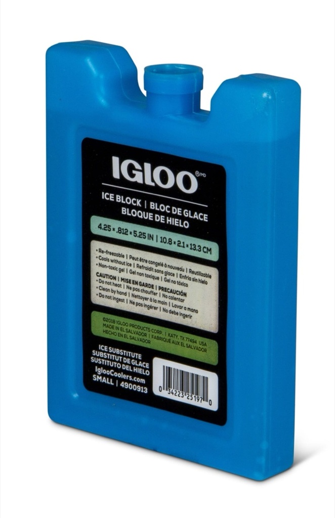 [00025197] 00025197-Igloo-Ice Block Small - Blue   Image 