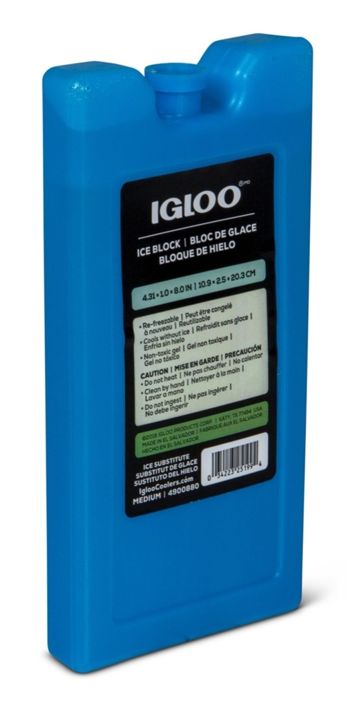 [00025199] 00025199-Igloo-Ice Block Medium - Blue   Image 