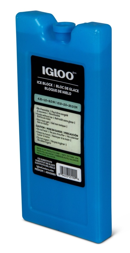 [00025199] 00025199-Igloo-Ice Block Medium - Blue   Image 