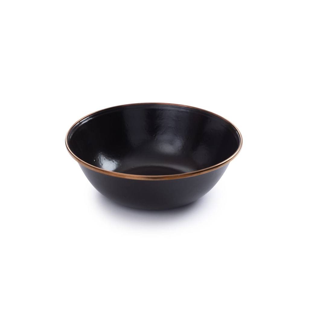 [CKW-340] BareBones - Enamel Bowl Charcoal - set of 2 Image 