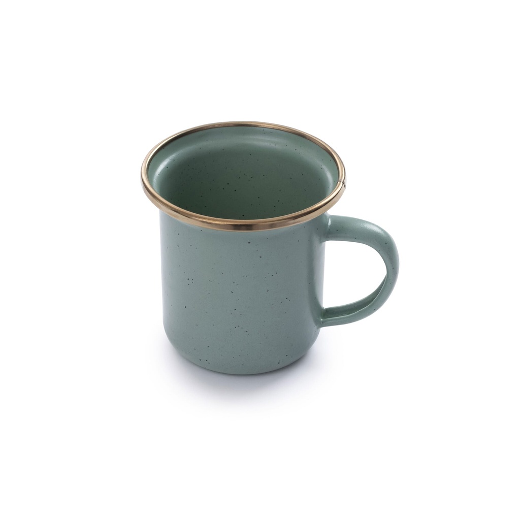 [CKW-429] BareBones - Enamel Espresso Cup Green - set of 2 Image 