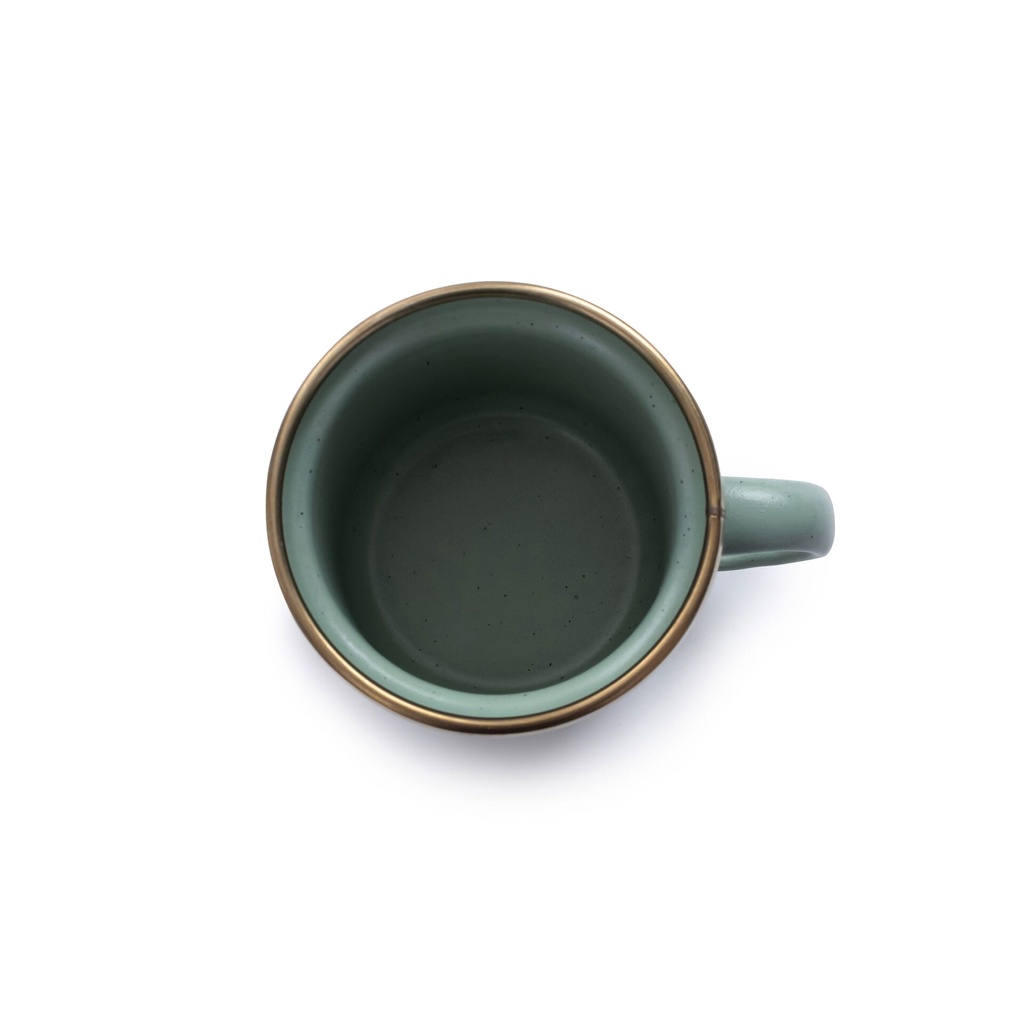 [CKW-429] BareBones - Enamel Espresso Cup Green - set of 2 Image 