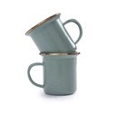 [CKW-429] BareBones - Enamel Espresso Cup Green - set of 2 Image 