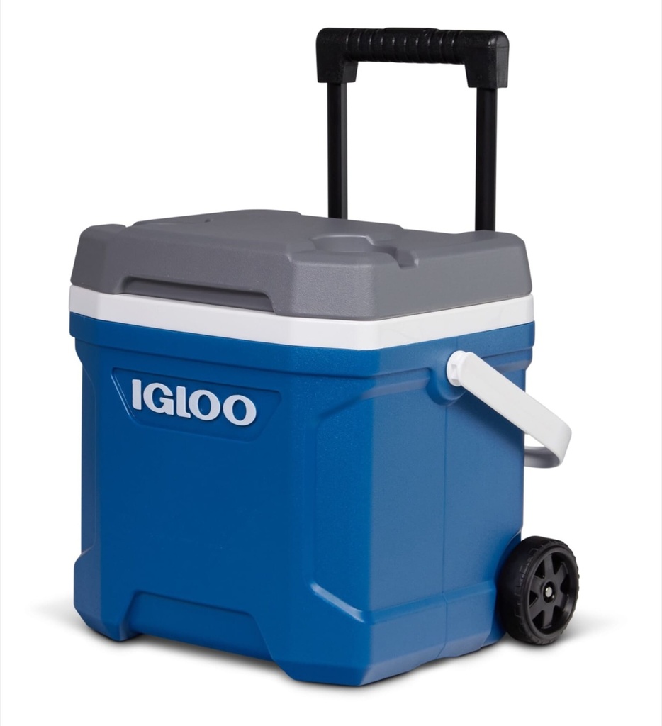 [00034825] Igloo-Latitude 16 Roller Cooler  - Indigo Blue / Meteorite Image 