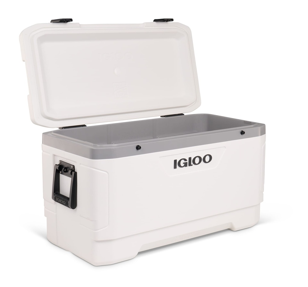 [00049548] Igloo-Latitude Marine Ultra 100 Cooler Box - White / Moonscape Gray Image 