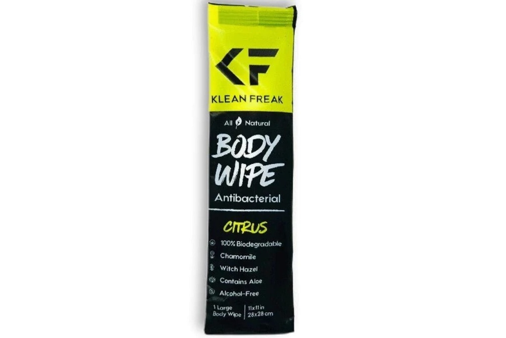 [HPCT10] Klean Freak - Body Wipes - 100 Pack - Citrus Image 