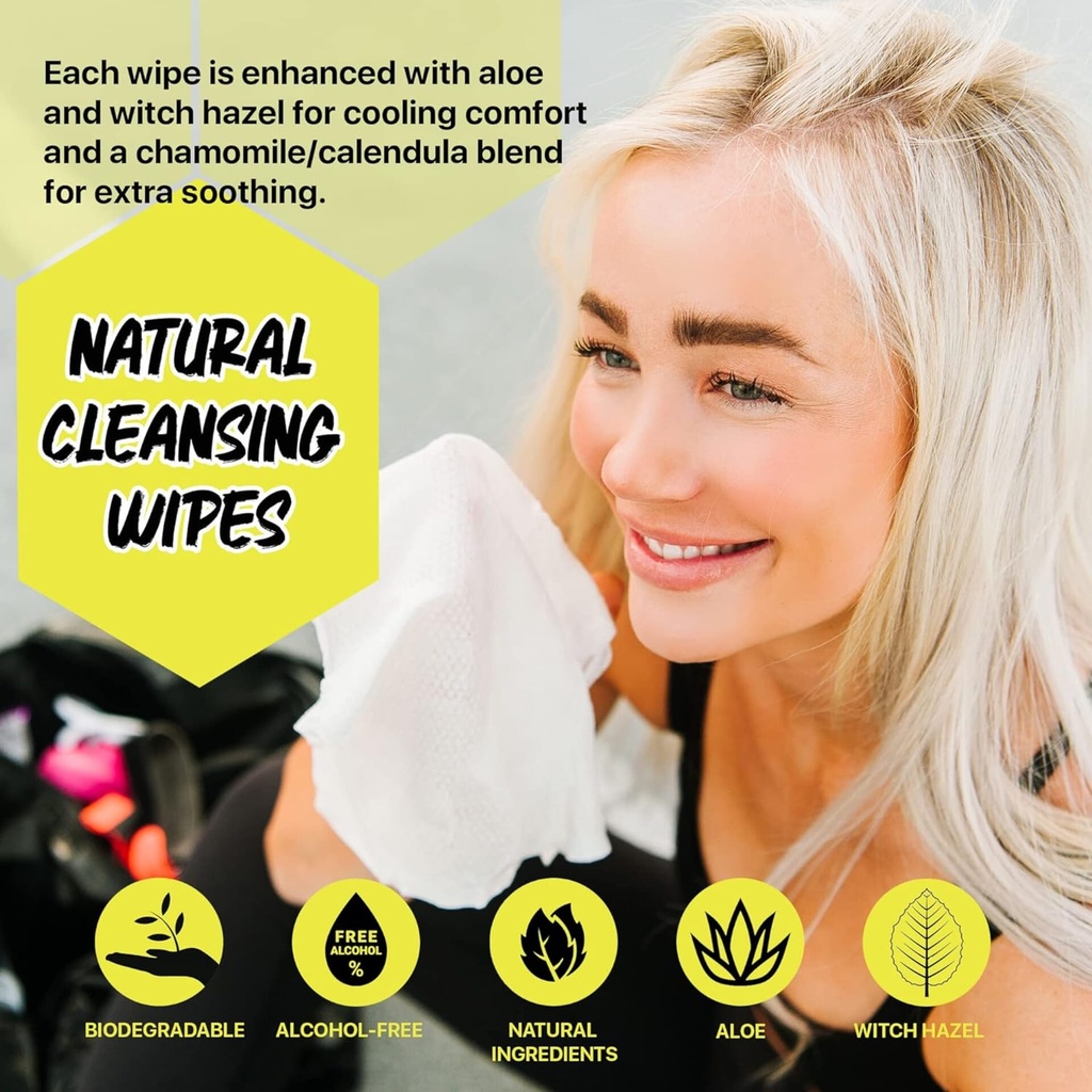 [DZLG12] Klean Freak - Body Wipes - Dozen Pack - Lemon Grass/Citronella Image 