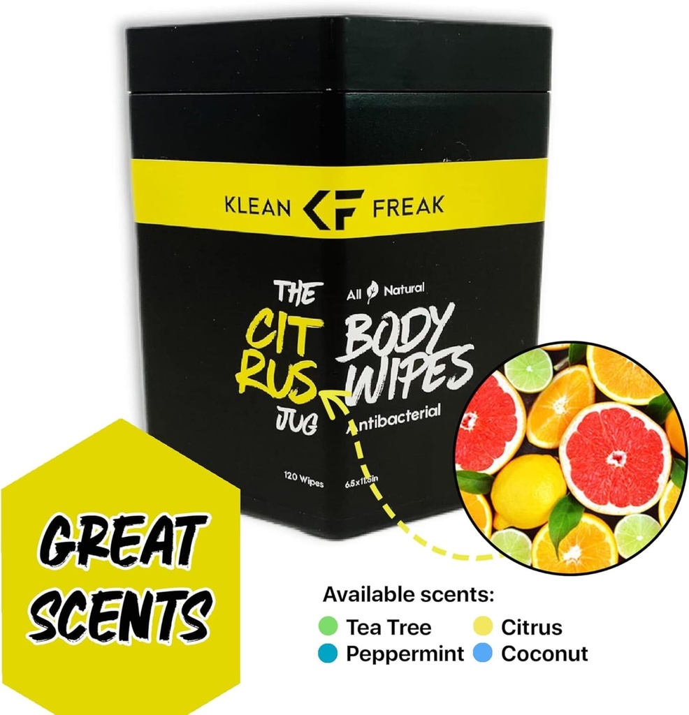 [TJCT01] Klean Freak Body Wipes - The Jug - Citrus Image 