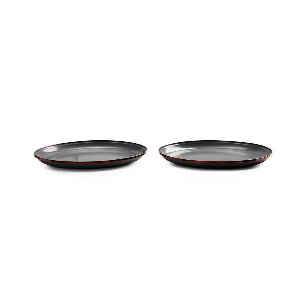 [CKW-374] BareBones - Enamel Salad Plate - set of 2 Image 