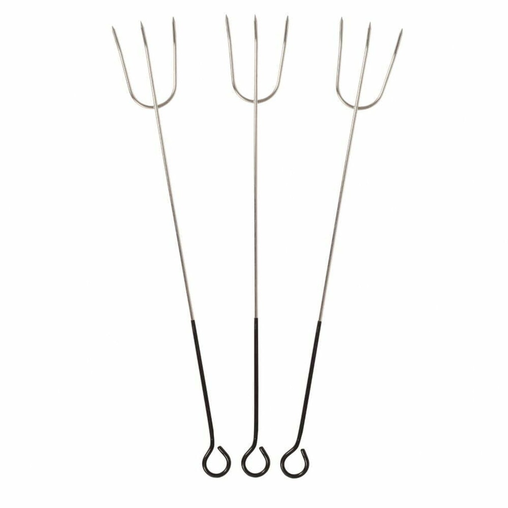 [60524] La Hacienda - 3-Piece Toasting Fork -Silver Image 