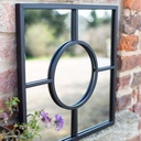 [55937] La Hacienda - Black Square Garden mirror Image 