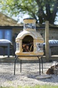 [67030] La Hacienda - Circles Small Chimenea with grill Image 