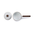 [CKW-396] BareBones - Enamel Saucepan Eggshell Image 