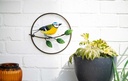 [55873] La Hacienda - Perching Blue Tit Garden Wall Art Image 