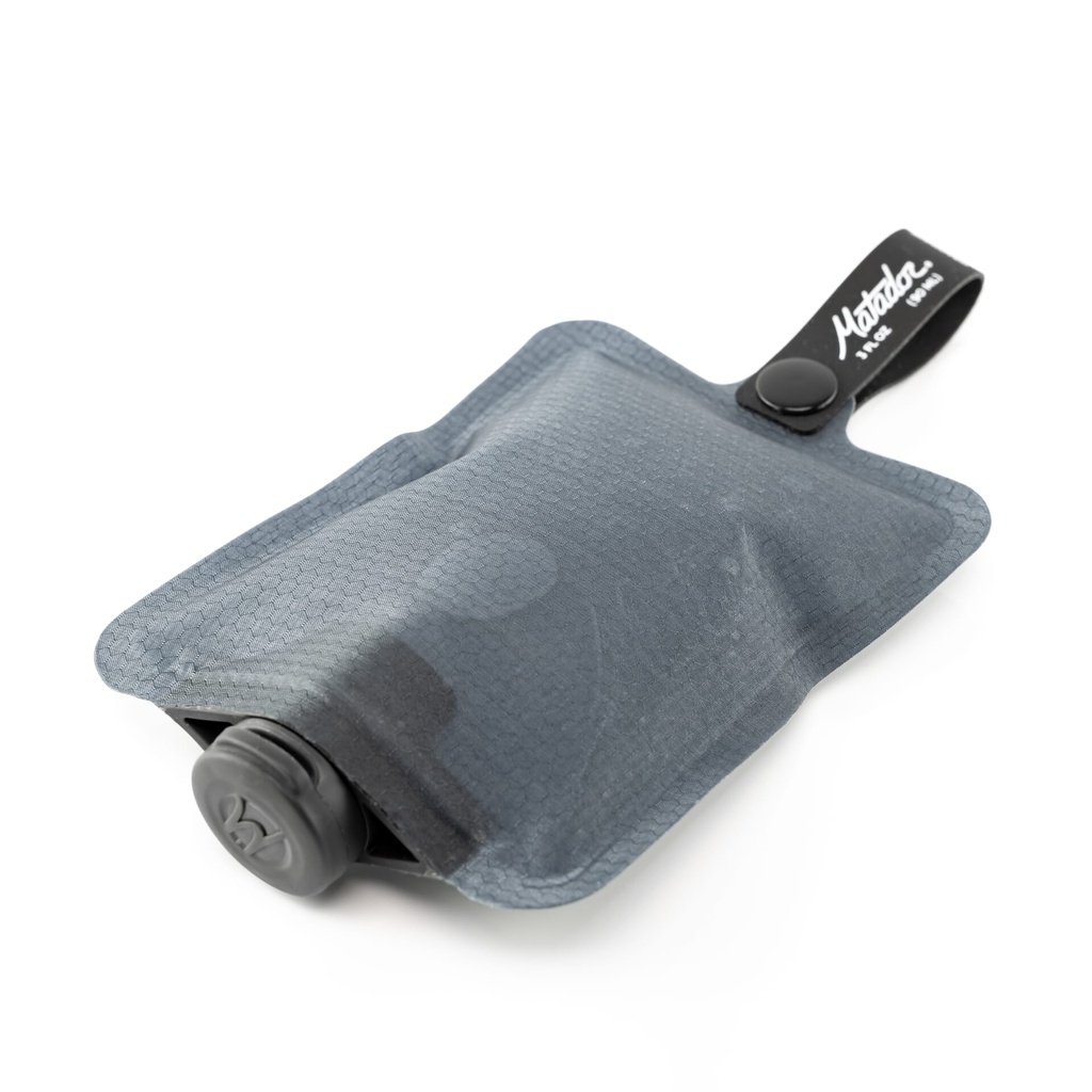 [MATFPB3001MLT] Matador - FlatPak Toiletry Bottle (3-Pack) - Multi 1: Charcoal, Slate Blue, Sage Image 