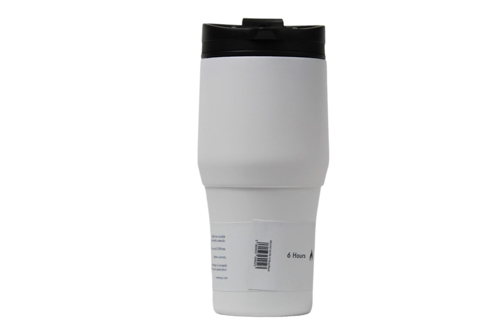 [HV134-BW-11] Moya "High Tide" 380ml Travel Coffee Mug Black/White Image 