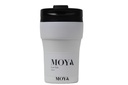 [HV133-BW-11] Moya "Low Tide" 250ml Travel Coffee Mug Black/White Image 