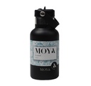 [DB01001A ] Moya "Seashell" 350ml Insulated Sustainable Water Bottle Black Image 