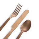 [CKW-369] BareBones - Flatware -Matte Copper - set of 2 Image 