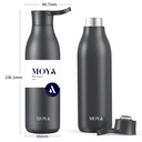 [S4604V-18] Moya Sustainable "Blue Lagoon" 460ml Black Image 