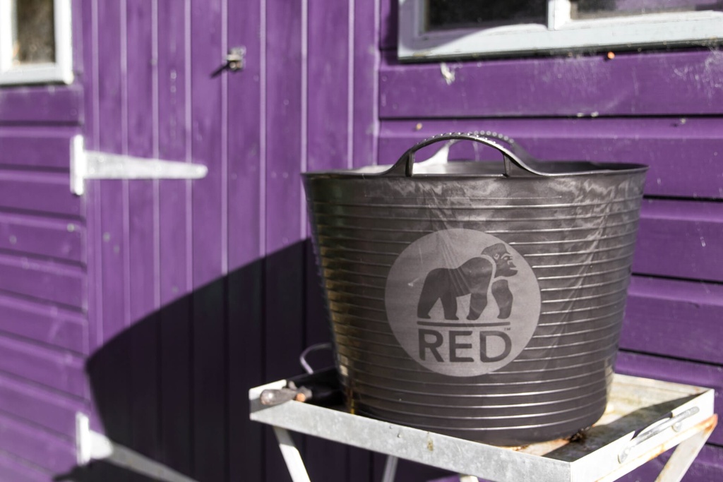 [SP75GBK] Red  Gorilla -  Tubs & Recycled Black Tubs - Extra Large 75L Black Image 