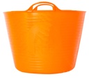 [SP42O] Red  Gorilla -  Tubs & Recycled Black Tubs - Large 38L Orange Image 