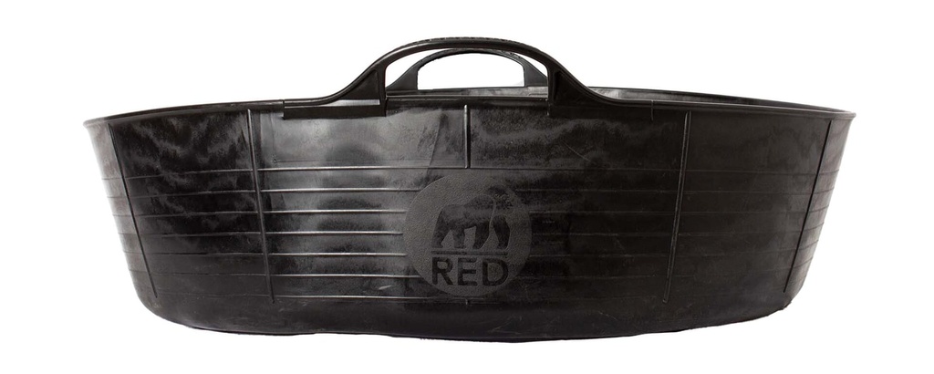 [SP35GBK] Red  Gorilla -  Tubs & Recycled Black Tubs - Large Shallow 35L Black  Image 