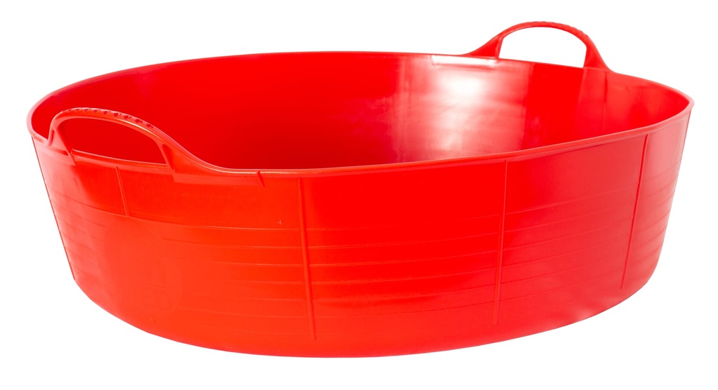 [SP35R] Red  Gorilla -  Tubs & Recycled Black Tubs - Large Shallow 35L Red Image 