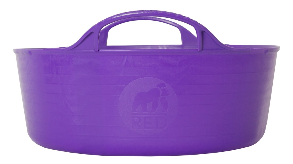 [SP5P] Red  Gorilla - Gorilla Tubs & Recycled Black Tubs - Mini Shallow 5L- Purple Image 