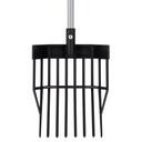 [TD450/BK] Red  Gorilla - Tidee Mini Bedding Fork - Black Image 