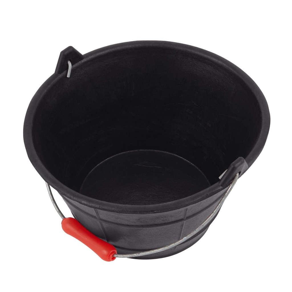 [B4.] Red  Gorilla - Tyre Rubber Buckets - Feed Bucket Image 