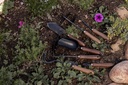 [GDN-094] BareBones - Japanese Weeding Hoe  - Walnut/Black Image 