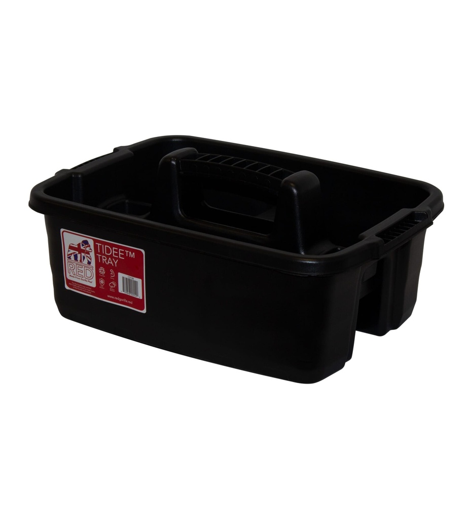 [CDY/BK] Red Gorilla - Plastic Tote Tray - Tidee Tray Black Image 