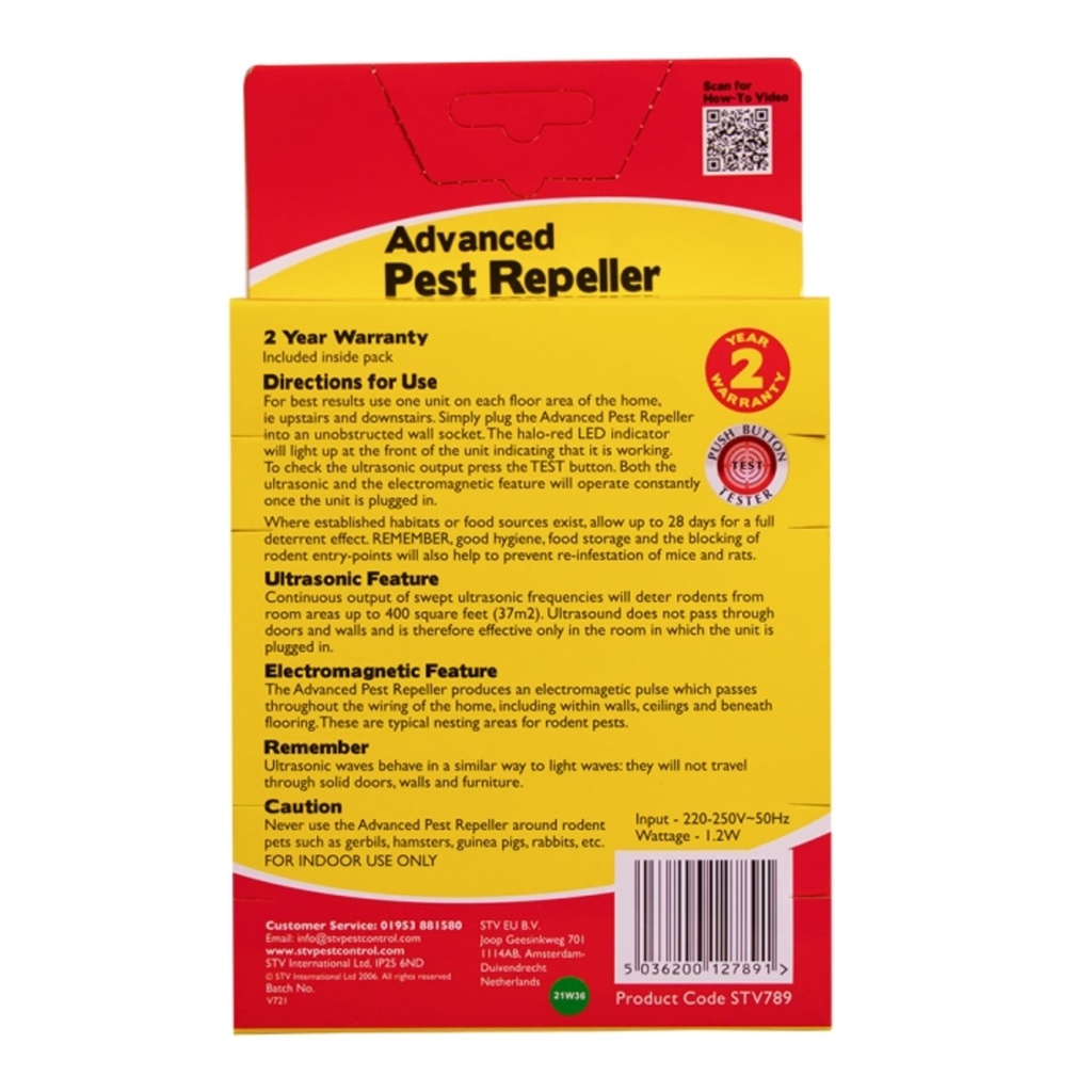 [STV789] STV  Advanced Pest Repeller Image 