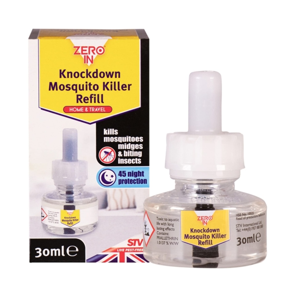 [ZER742] STV  Knockdown Mosquito Killer Refill - 30ml Image 